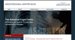 Desktop Screenshot of mesothelioma-lawyerblog.com